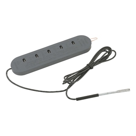 Fi-Shock Dare 5000 V Electric-Powered Five-O-Lite Tester Gray/Silver 1360